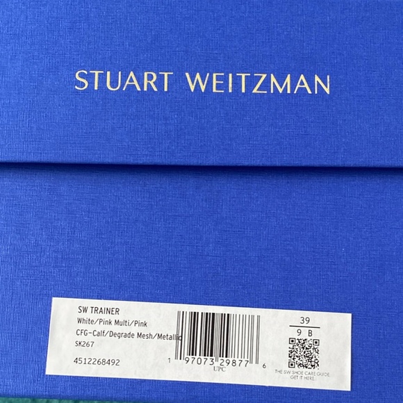 Stuart Weitzman SW TRAINER WHITE/PINK - Picture 8 of 10